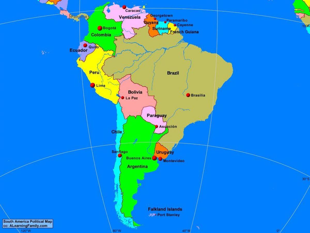 Mapa de Lima amèrica del sud