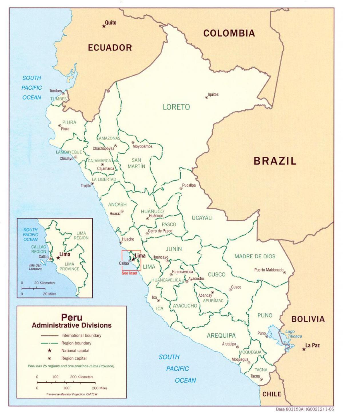 Mapa de Lima centre tecnològic