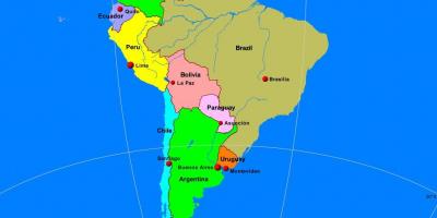 Mapa de Lima amèrica del sud