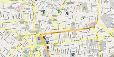 Lima, perú autobús mapa de rutes