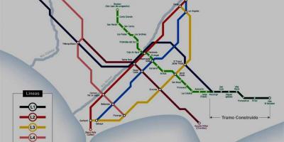 Lima, perú metro mapa