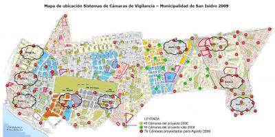Mapa de san isidro Lima